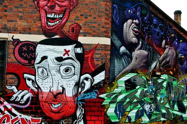 Street Art Graffiti Digbeth Birmingham UK thumb