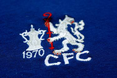 Chelsea Lion 1970 FA Cup Football Shirt Badge thumb