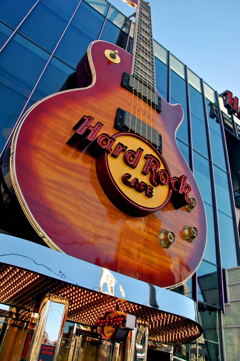 Hard Rock Cafe Guitar Las Vegas America Photography by Andy Evans ...