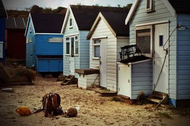 Beach Huts Hengistbury Head Dorset thumb