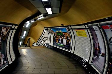 Empty London Underground Station England thumb