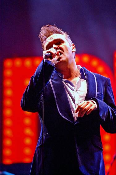 Morrissey Performing Live Reading Rock Festival thumb