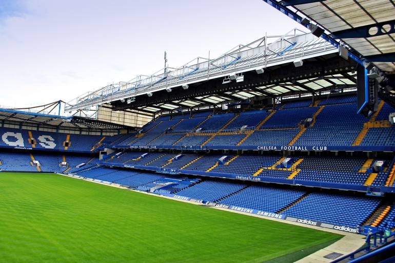 Stamford Bridge Chelsea F.C. Inspired Football Art Print Stadium