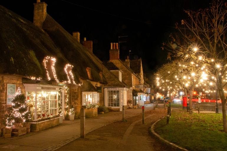 Broadway Christmas Lights Cotswolds Worcestershire Photography by Andy