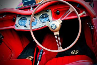 MG TA Classic Sports Car Interior thumb