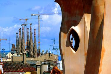 Casa Mila Sagrada Familia Barcelona Spain thumb
