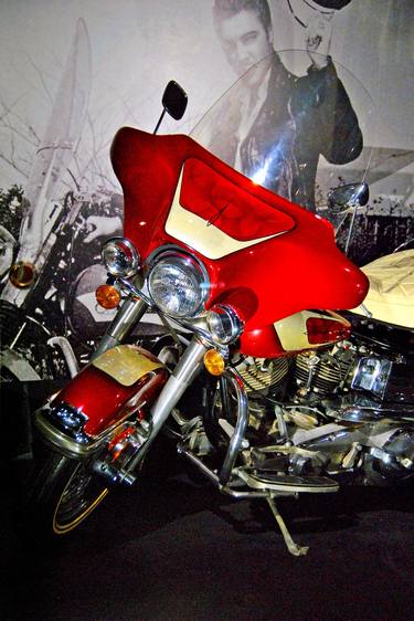 Elvis Presley's Harley Davidson Motorbike thumb