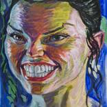 Rey Grinning by Adam Maciejewski