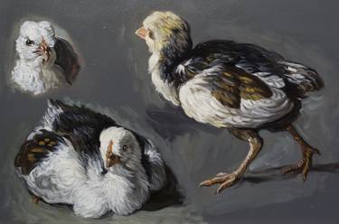 Original Figurative Animal Paintings by Adam Maciejewski