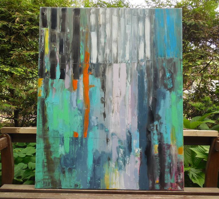 Original Abstract Painting by Andria Shengelia