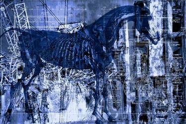 Print of Horse Collage by Thomas Livingston Bollinger