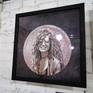 Janis Lyn Joplin stencil art portrait on vinyl with wooden frame. Janis Joplin was an American singer-songwriter who first rose to fame in the mid 1960s as the lead singer of the psychedelic/acid rock band Big Brother and the Holding Company, and later as a solo artist with her own backing groups, the Kozmic Blues Band and the Full Tilt Boogie Band. I was inspired by such talented person and by story of her life. It's all about music, that's why I chose old vinyl for canvas.