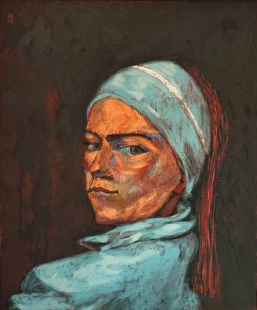 Original Expressionism Portrait Paintings by antonio ciap