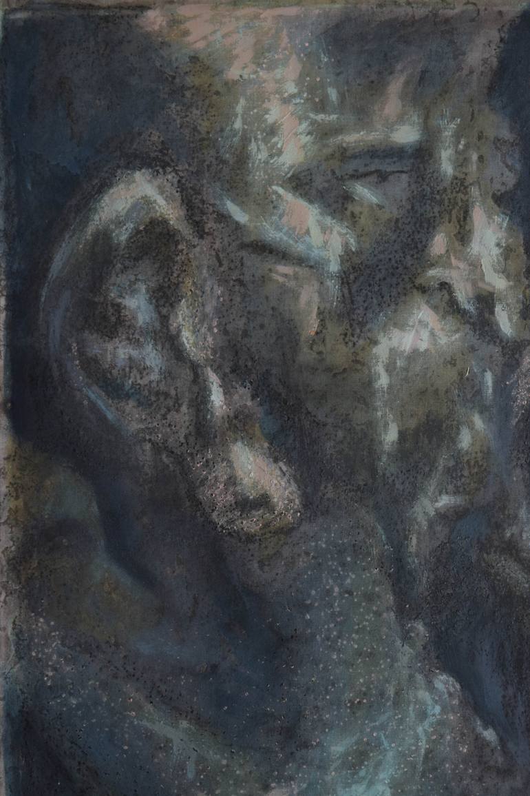 Original Surrealism Landscape Painting by Antonio Ciap