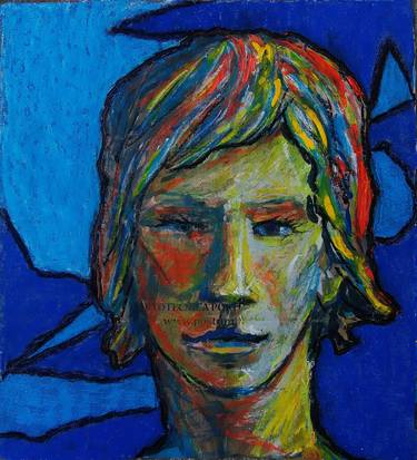 Original Expressionism Portrait Paintings by antonio ciap