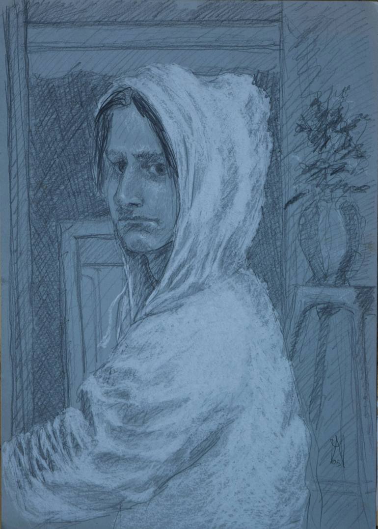 Original Figurative Culture Drawing by antonio ciap