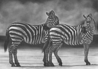 Original Photorealism Animal Drawings by Jerry Winick