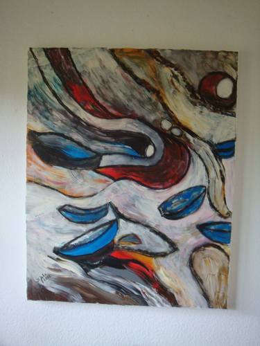 Original Abstract Expressionism Water Paintings by Klaus Jahn