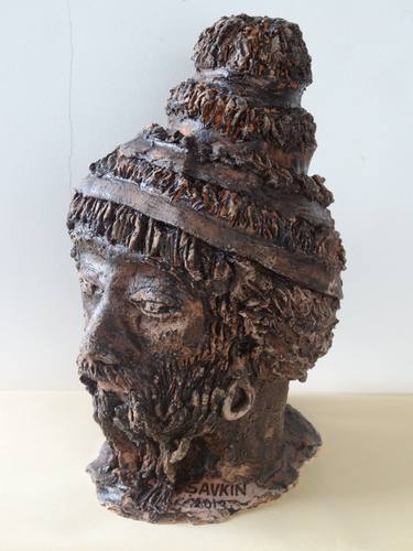 Original World Culture Sculpture by Bulent Savkin