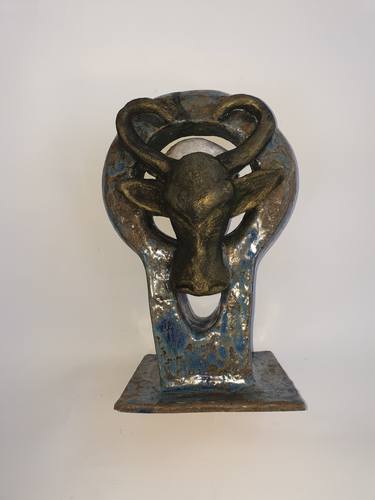 Original Art Deco World Culture Sculpture by Bulent Savkin