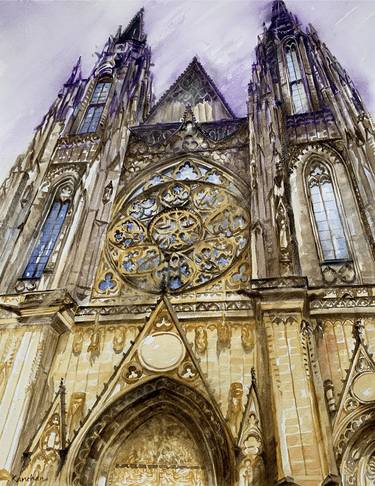 St Vitus Cathedral, Prague, Czech Republic thumb