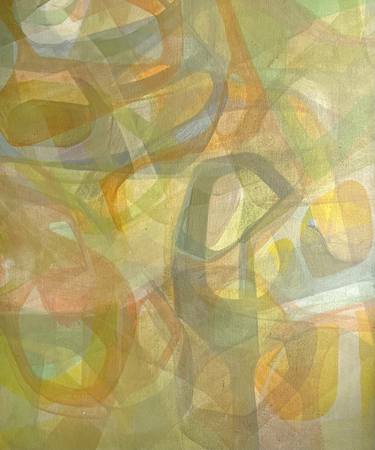 Abstract neutral layered painting thumb