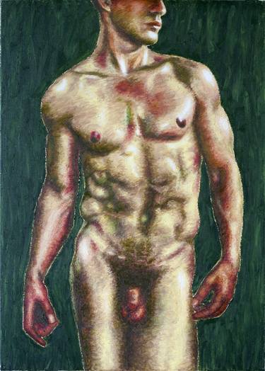 Original Contemporary Nude Painting by Alexander Kurganov