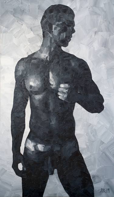 Print of Figurative Nude Paintings by Alexander Kurganov