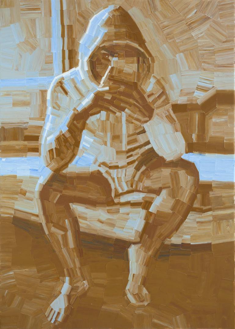 Print of Figurative Portrait Paintings by Alexander Kurganov