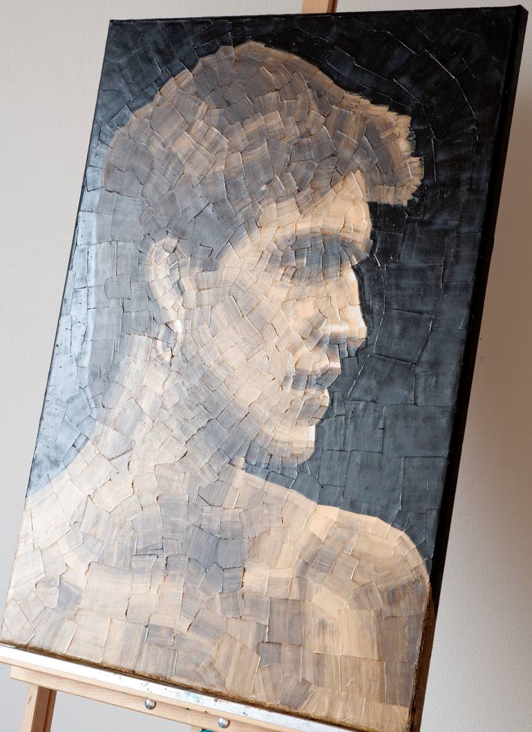Original Figurative People Painting by Alexander Kurganov