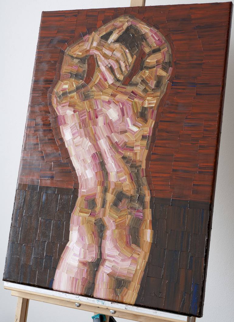 Original Figurative Nude Painting by Alexander Kurganov
