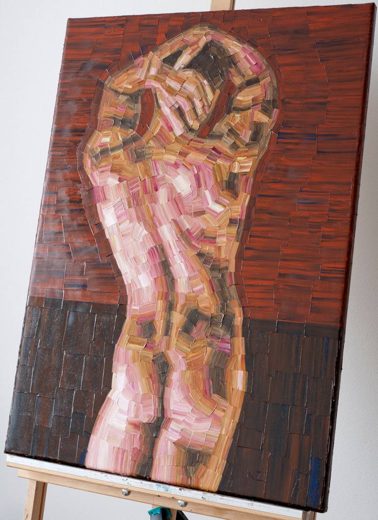 Original Figurative Nude Painting by Alexander Kurganov