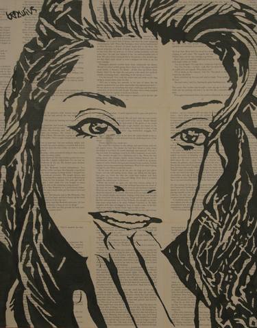 Print of Street Art Women Drawings by Barry Withers