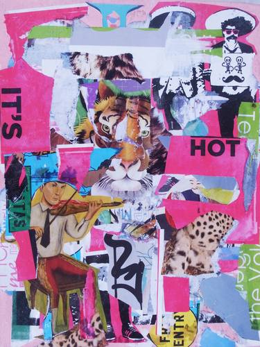 Print of Abstract Popular culture Collage by HEARTTLAB Bali