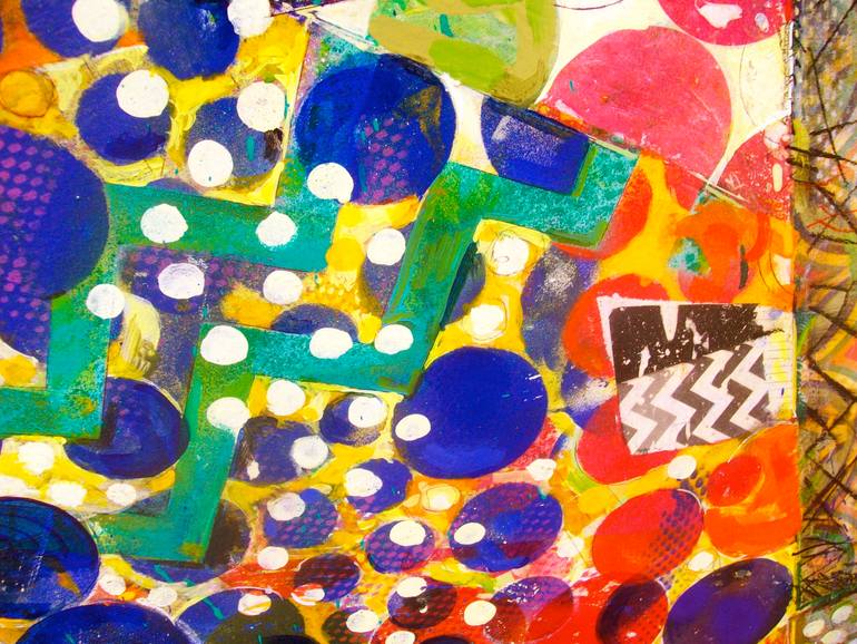 Original Abstract Expressionism Abstract Painting by Ed Smiley