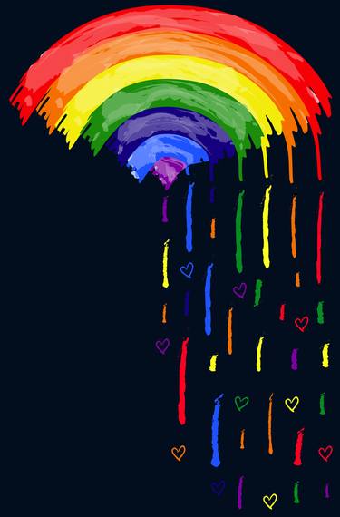 Love rainbow rain thumb