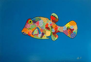 Print of Pop Art Animal Paintings by Marina Ocean