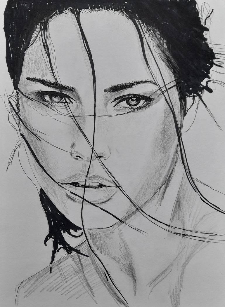 D002 Drawing by Dijana Tuzlic | Saatchi Art