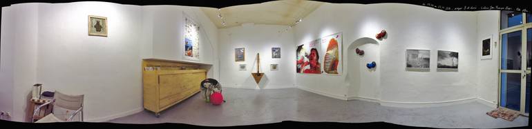Original Abstract Pop Culture/Celebrity Installation by Denis Brun