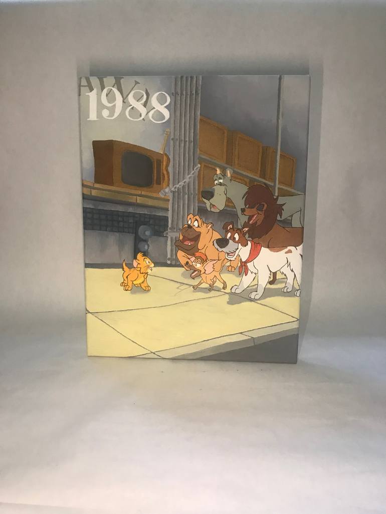 Oliver And Company Disney Paint By Numbers - PBN Canvas