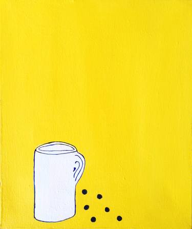 Print of Dada Food & Drink Paintings by Artemis Tsitouris