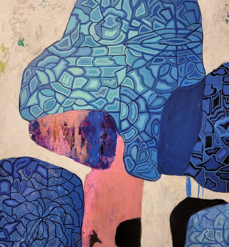 Lumps 8 Painting by Peggy Lee Saatchi Art