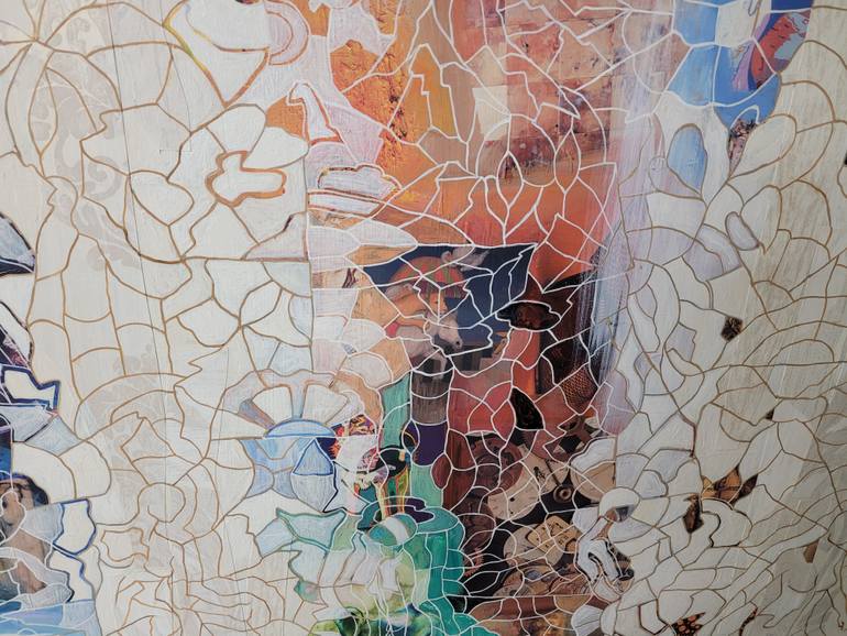 Original Conceptual Abstract Painting by Peggy Lee