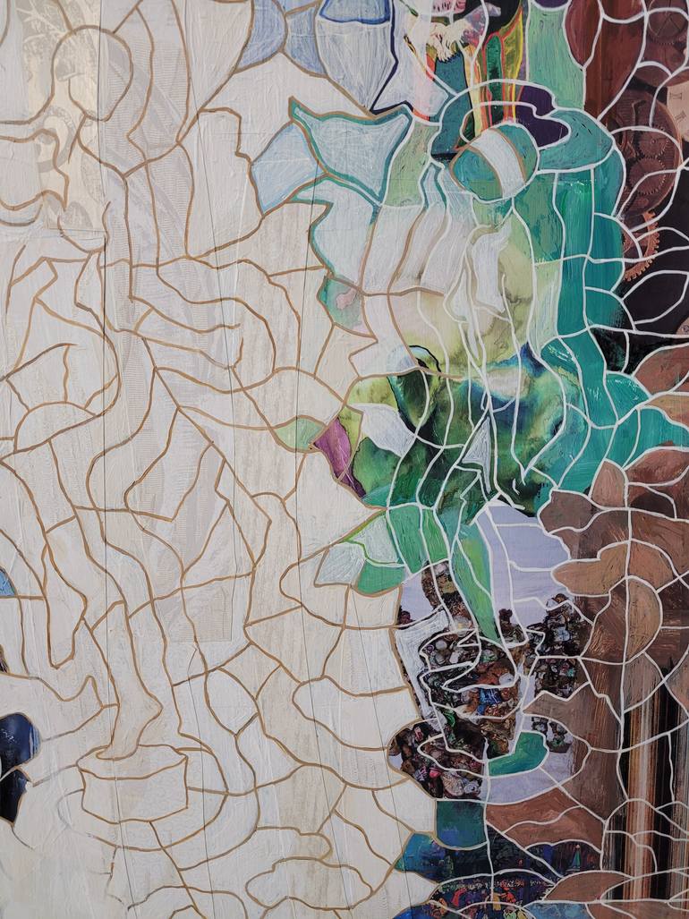 Original Conceptual Abstract Painting by Peggy Lee