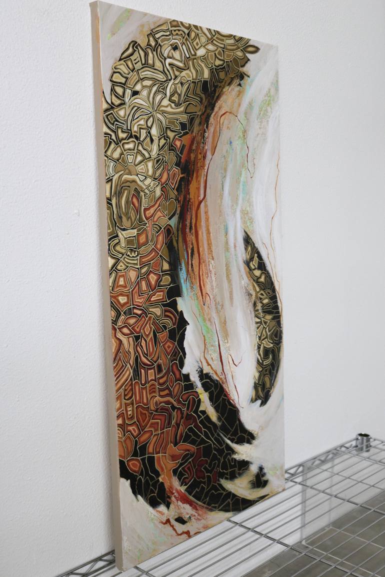 Original Abstract Expressionism Abstract Painting by Peggy Lee