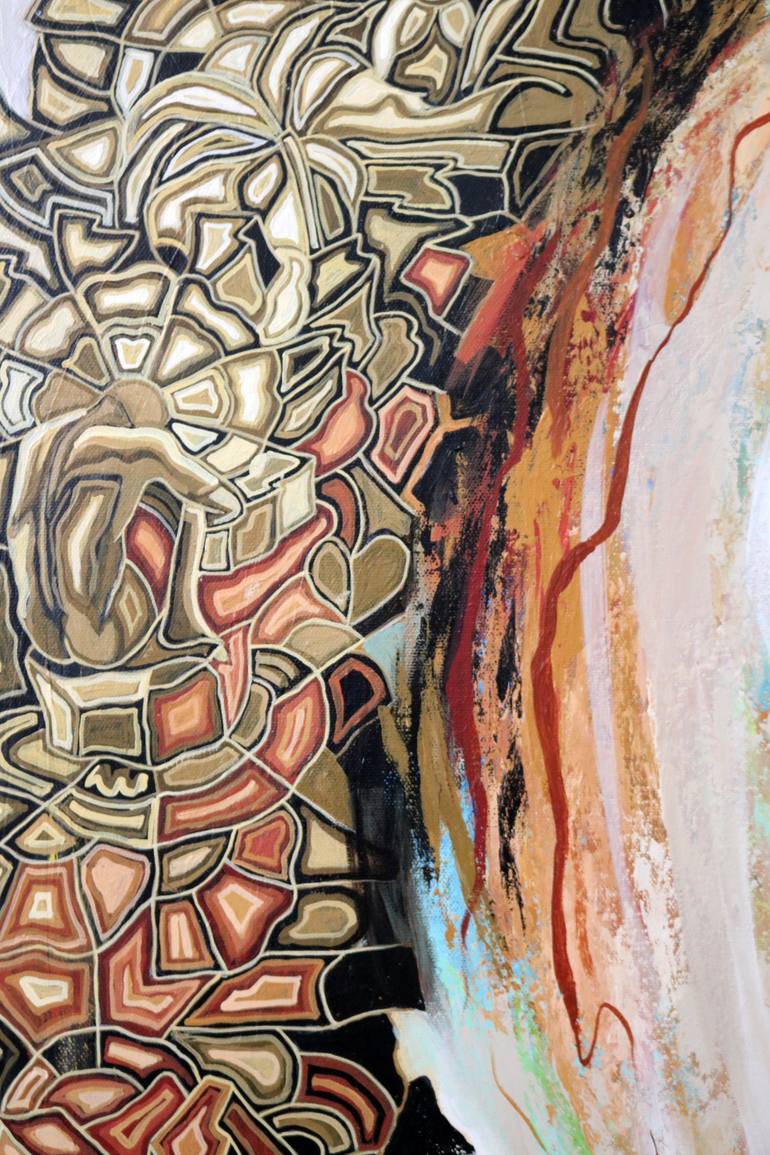 Original Abstract Expressionism Abstract Painting by Peggy Lee