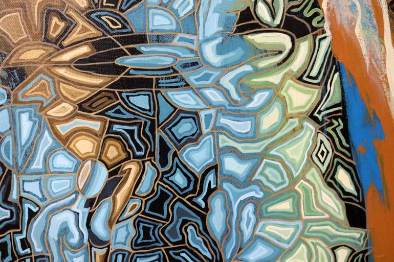 Original Abstract Expressionism Abstract Painting by Peggy Lee