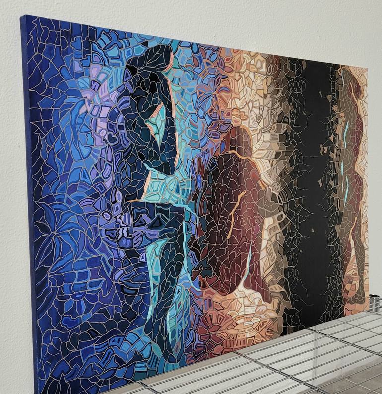 Original Conceptual Abstract Painting by Peggy Lee