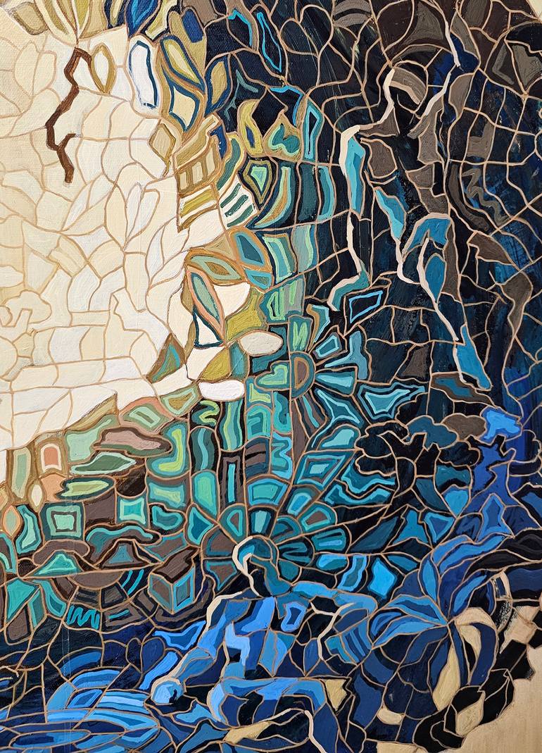 Original Conceptual Abstract Painting by Peggy Lee