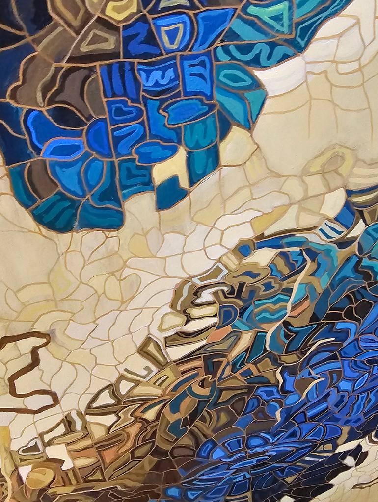 Original Conceptual Abstract Painting by Peggy Lee